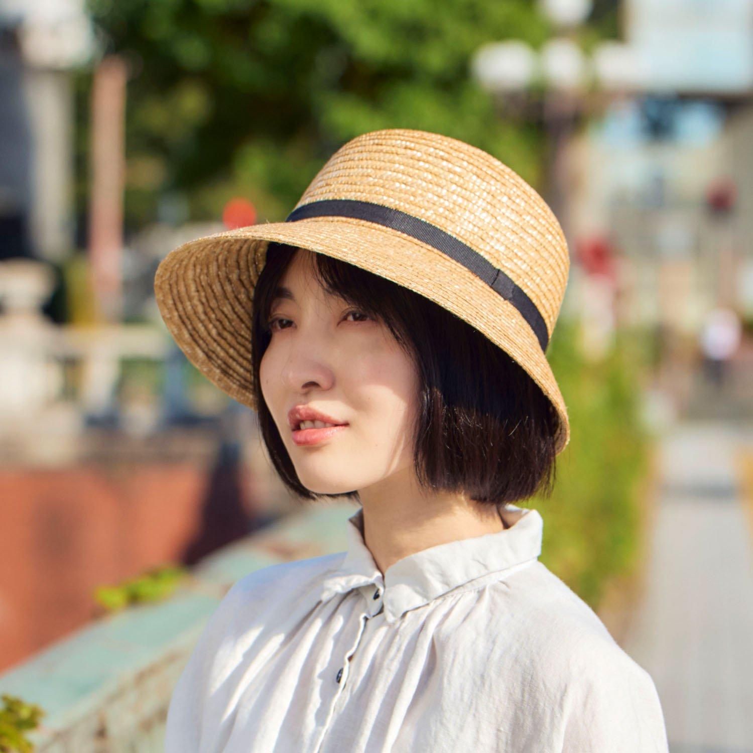 田中帽子店 Franka フランカ 麦わら 女優帽 レディース