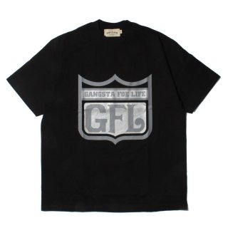 GFL Logo Print Tee BLACK/C.GRAY-SILVER (M3XL)