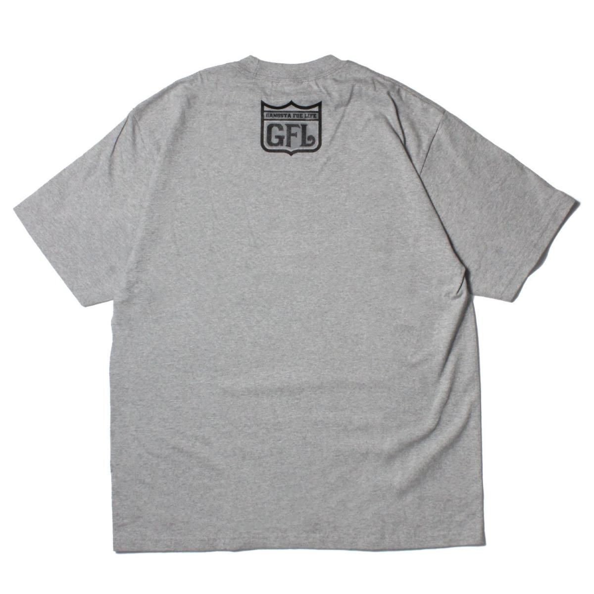 GFL Logo Print Tee GRAY/BLACK-C.GRAY (M～3XLサイズ) - westwear