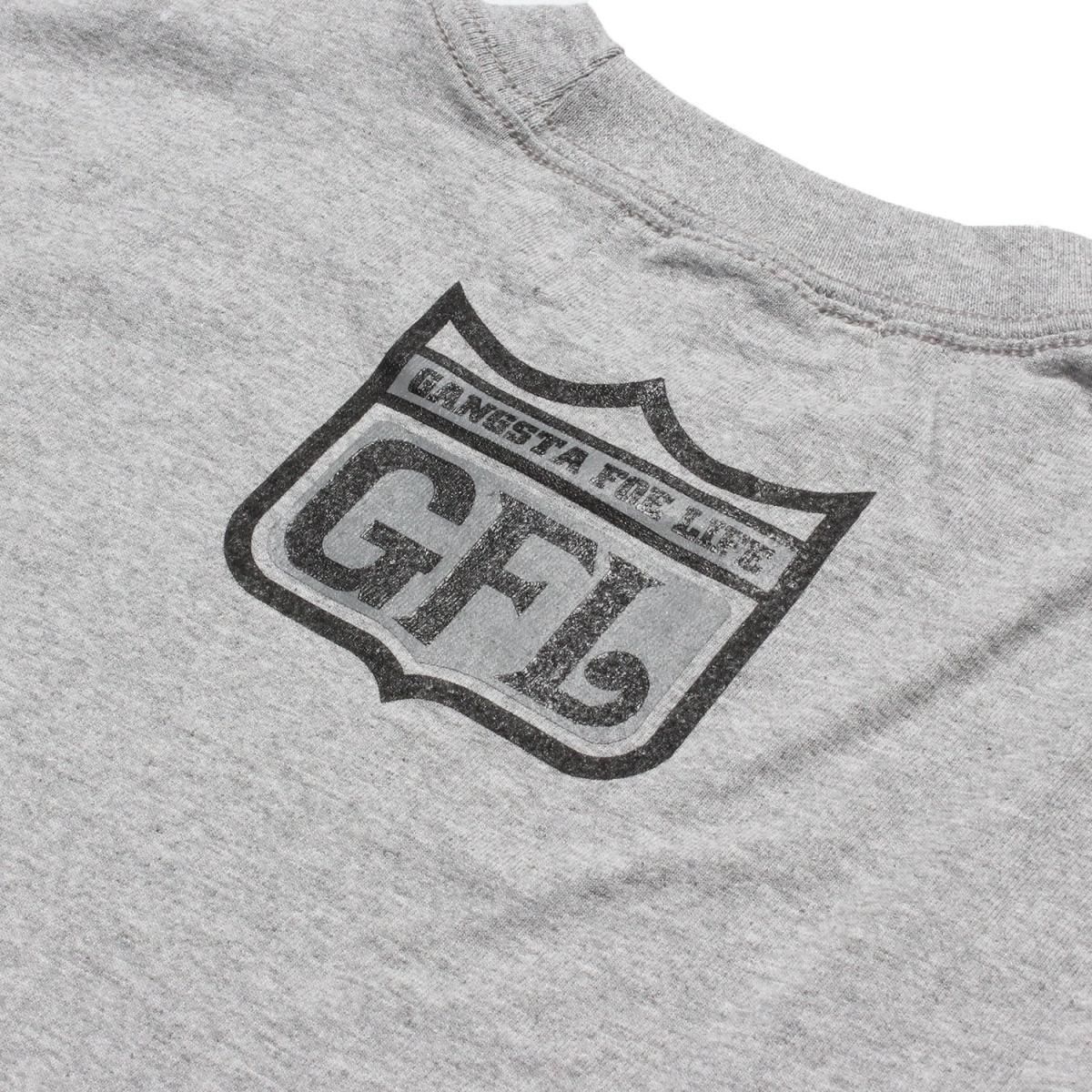 GFL Logo Print Tee GRAY/BLACK-C.GRAY (M～3XLサイズ) - westwear