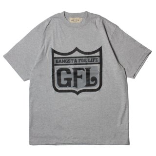 GFL Logo Print Tee GRAY/BLACK-C.GRAY (M3XL)