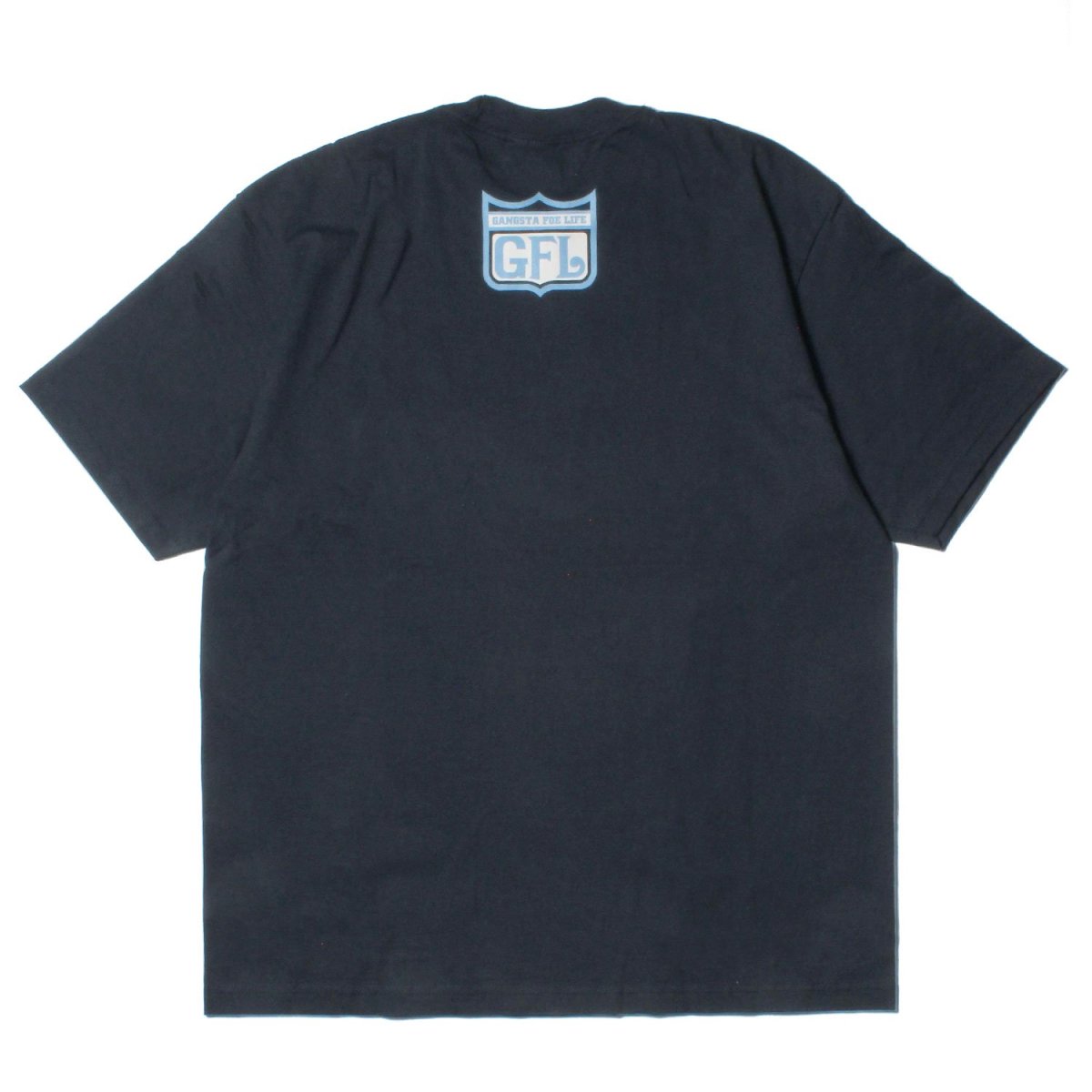 GFL Logo Print Tee NAVY/SKY BLUE-WHITE (M～3XLサイズ) - westwear