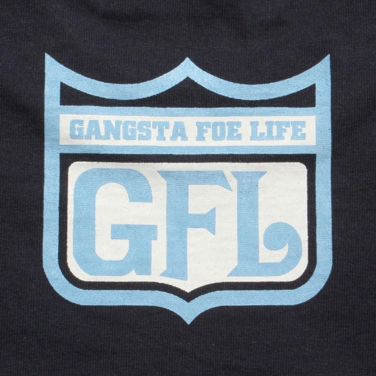 GFL Logo Print Tee NAVY/SKY BLUE-WHITE (M～3XLサイズ) - westwear