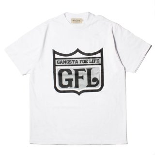 GFL Logo Print Tee WHITE/BLACK-SILVER (M3XL)