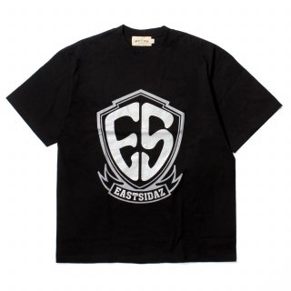 ES Logo Print Tee BLACK/C.GRAY-SILVER (M3XL)