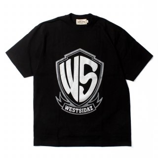 WS Logo Print Tee BLACK/C.GRAY-SILVER (M3XL)