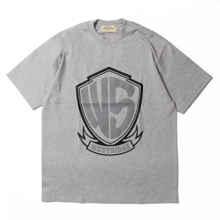 WS Logo Print Tee GRAY/BLACK-C.GRAY (M3XL)