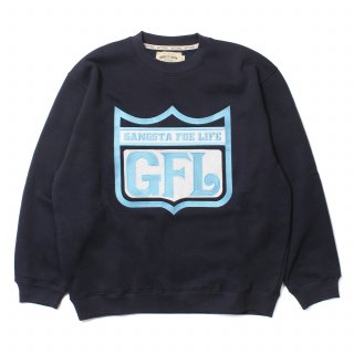 GFL Embroidery Logo Crewneck Navy (L2XL)