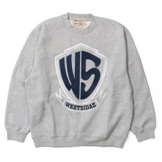 WS Embroidery Logo Crewneck Gray (L2XL)