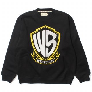 WS Embroidery Logo Crewneck Black (L2XL)