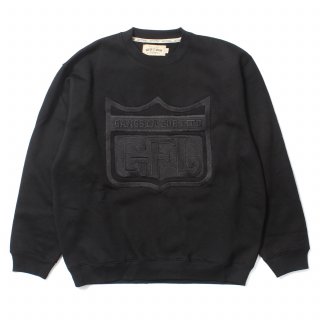 GFL Embroidery Logo Crewneck LIMITED EDITION Black-Black (L2XL)