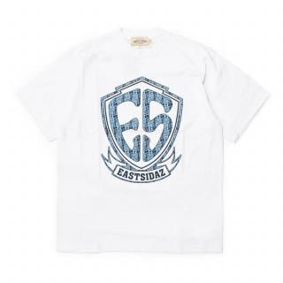 ES Paisley Logo Tee WHITE/NAVY-SKY BLUE (L2XL)