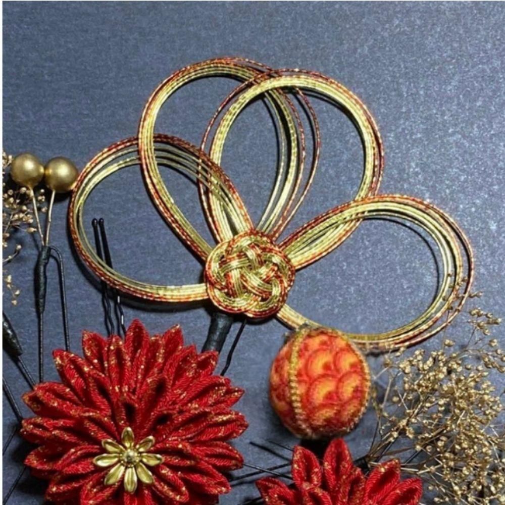 つまみ細工 髪飾りセット 🌸つまみ細工🌸七五三髪飾りセットつまみました。 - YouTube