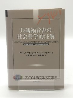 共観福音書の社会科学的注解 著:ブルース・マリーナ/リチャード・ロアボー/大貫 隆 訳/加藤 隆 訳
