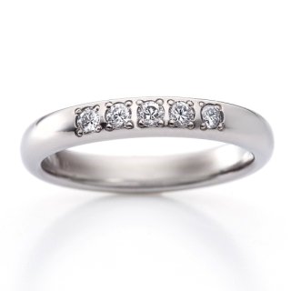 Royal Marriage Ring (RME500FTR) titanium wedding ring with diamonds 0.15ct for women