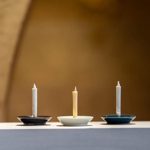 清水焼 キャンドルスタンド | 藍 - YUGUE - 遊戯 (ユゲキョウト)