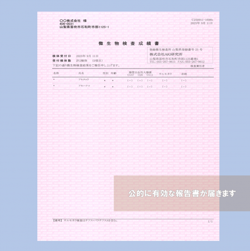検便検査【3項目】【51〜10