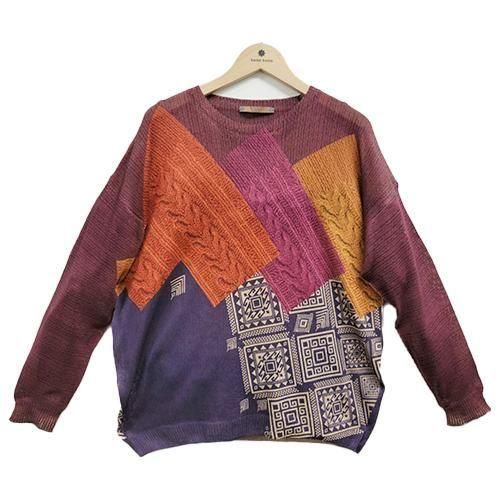 甘楽様　オーダーページ 大人の遊び心あふれる個性派デザインニットプルオーバー｜toco