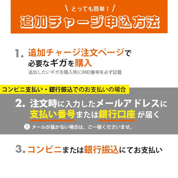 【追加ギガチャージ100GB】365チャージWiFi専用 | 追加チャージ 100GB 注文ページ - 【公式】365(サンロクゴ)チャージWiFi