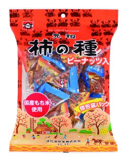 【ケース販売】元祖柿の種ピーナッツ入TP