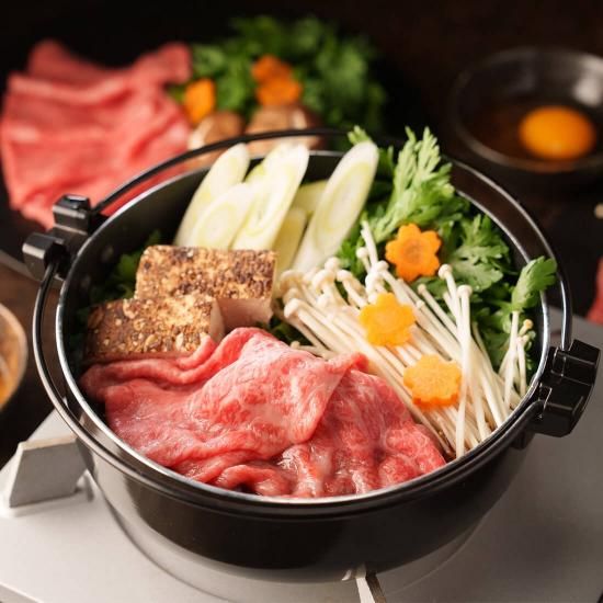 鳥取和牛【ロース＆赤身 紅白すき焼きセット300g】 - バルコスの