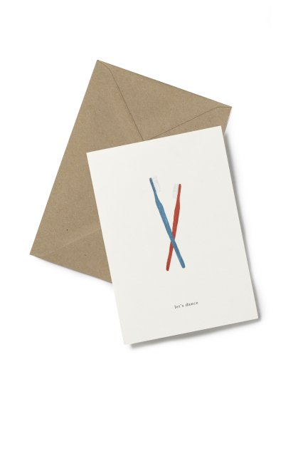 Greeting Card, Tooth Brushes