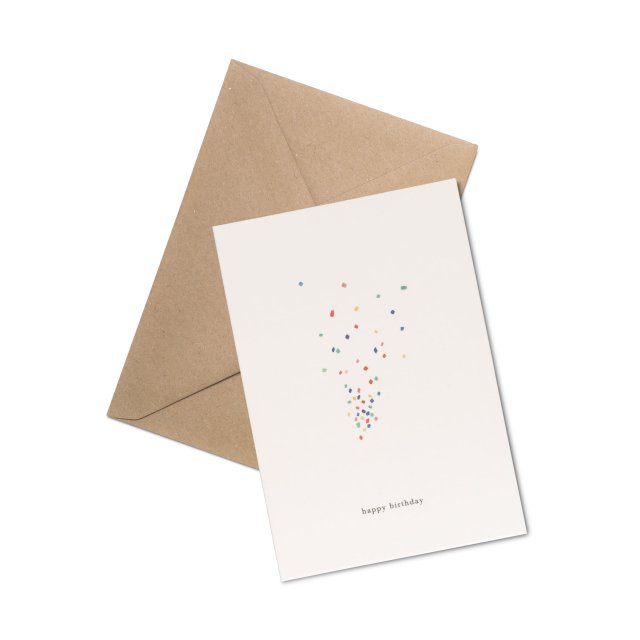 Greeting Card, Confetti
