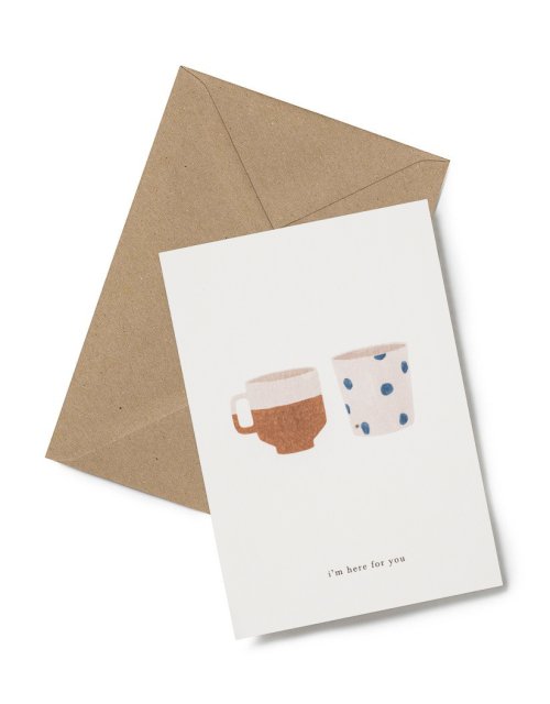 Greeting Card, Two Cups