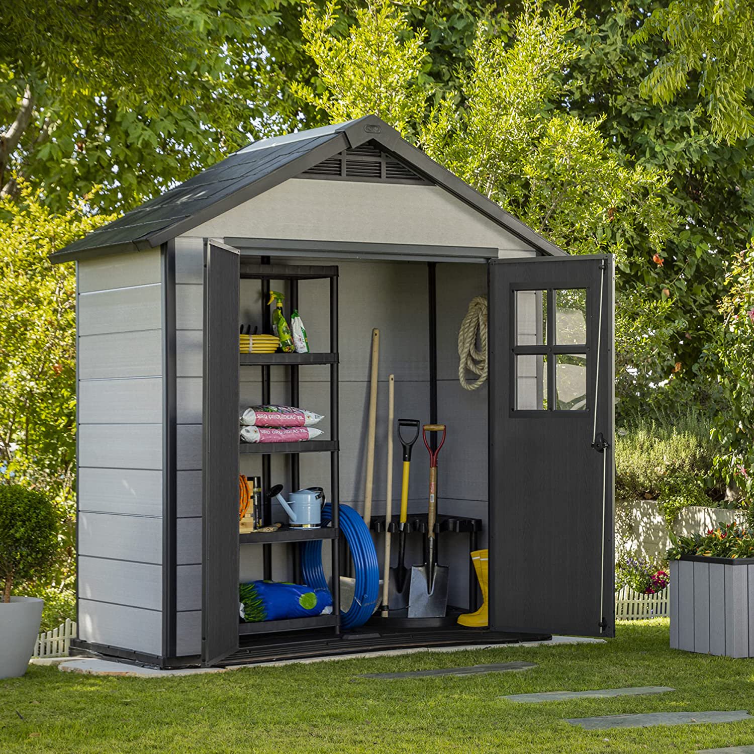 KETER ケター OAKLAND 754 Outdoor Shed | 物置 収納庫 - ホールセールジャパン（新Costcost21・コストコ 商品再販店）