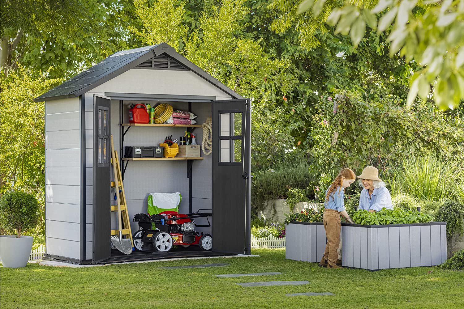 KETER ケター OAKLAND 754 Outdoor Shed | 物置 収納庫 -  ホールセールジャパン（新Costcost21・コストコ商品再販店）