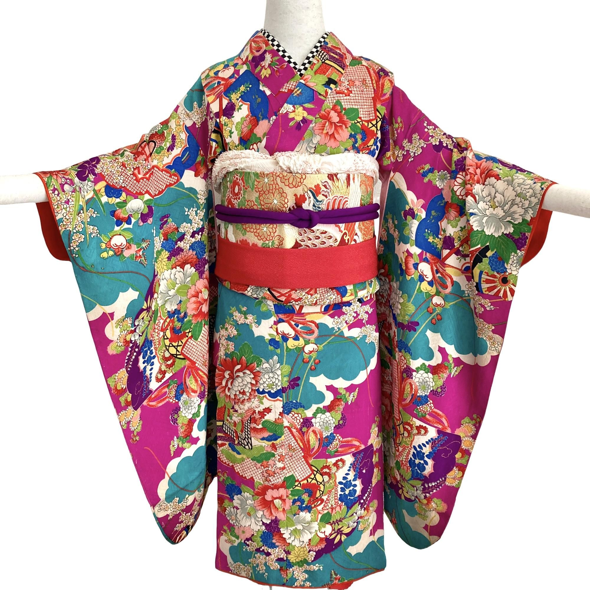 アンティーク　女の子　子供着物　NO33 1403621700_eea6bcbc-328d-462e-