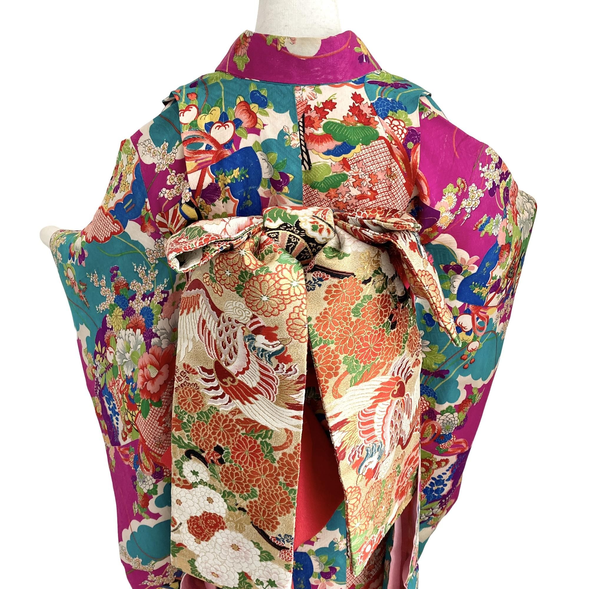 アンティーク女の子子供着物NO33