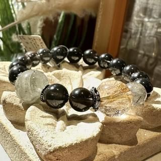 ブルーサゲニティッククォーツ デザインブレスレット 【01