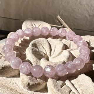 ピンクパープルラブラドライトブレスレット 9.5mm 【2】 - WISH