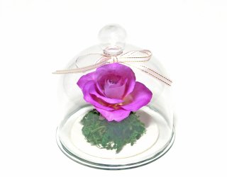 ボトルフラワー 『花飾り　ピンクバラ』　敬老の日のプレゼント・母の日・誕生日・記念日・花ギフト