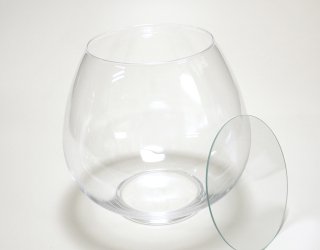 ボトルフラワー用ガラス容器　ボールＭ　Ｂ-02