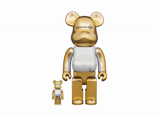 ̤BERBRICKMEDICOM TOY PLUS GOLD CHROME100400