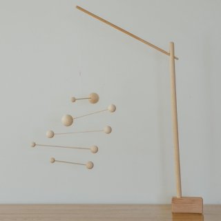 Monica (wood hanging kinetic mobile)