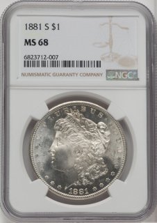 1881ǯSꥫ륬顼ߡPCGS MS68

