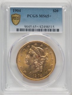 1904ǯꥫ20ɥߡPCGS MS65+