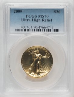 2009ǯꥫ20ɥߡPCGS MS70 ULTRA HIGH RELIEF 