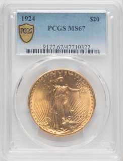 1924ǯ ꥫ20ɥߡPCGS MS67