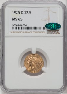 1925ǯDꥫ2.5ɥߡCACNGC MS65