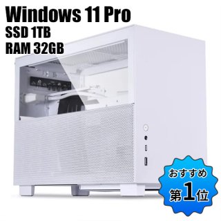 ꥸʥBTO Windows11 Pro AMD Ryzen9 RAM32GB SSD1TB White