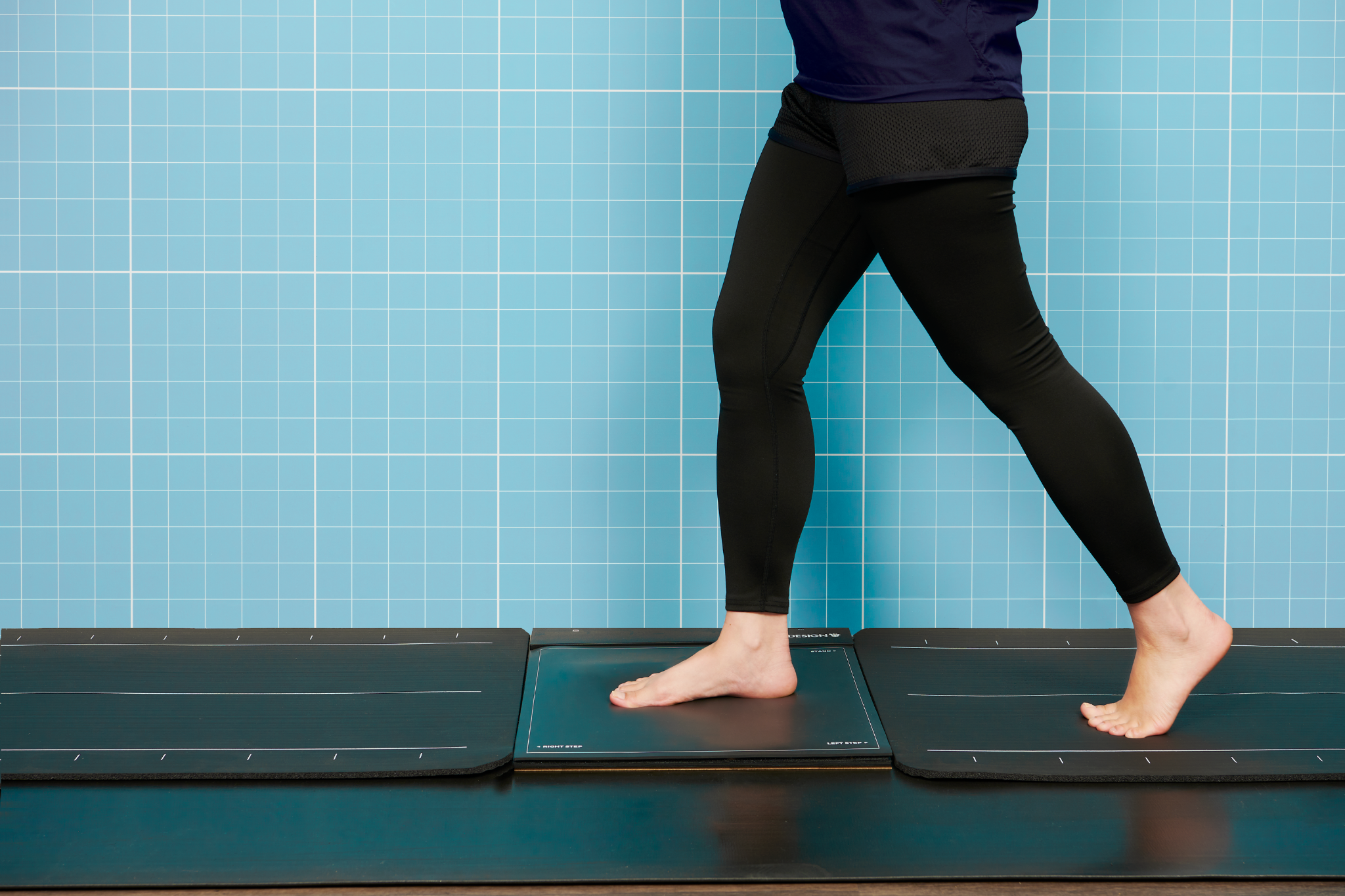 足底計測の様子