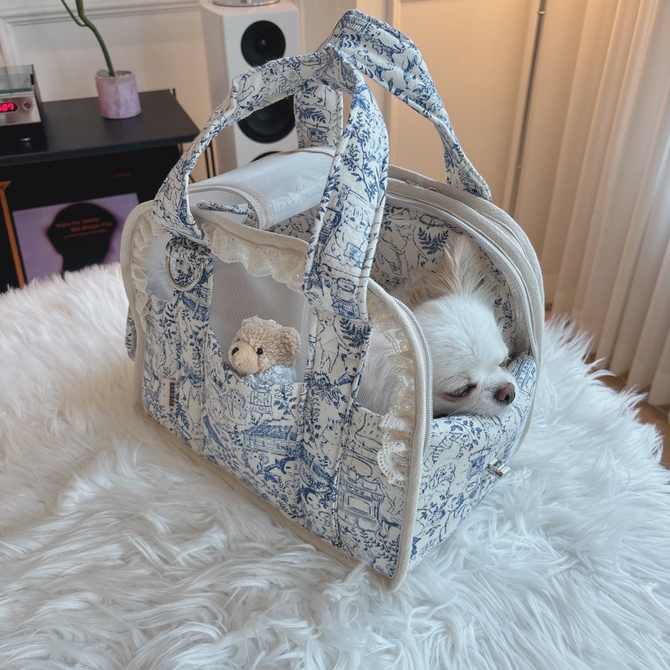 AJIBAG CUBE SEETHROUGH FORET BLUE Ÿ