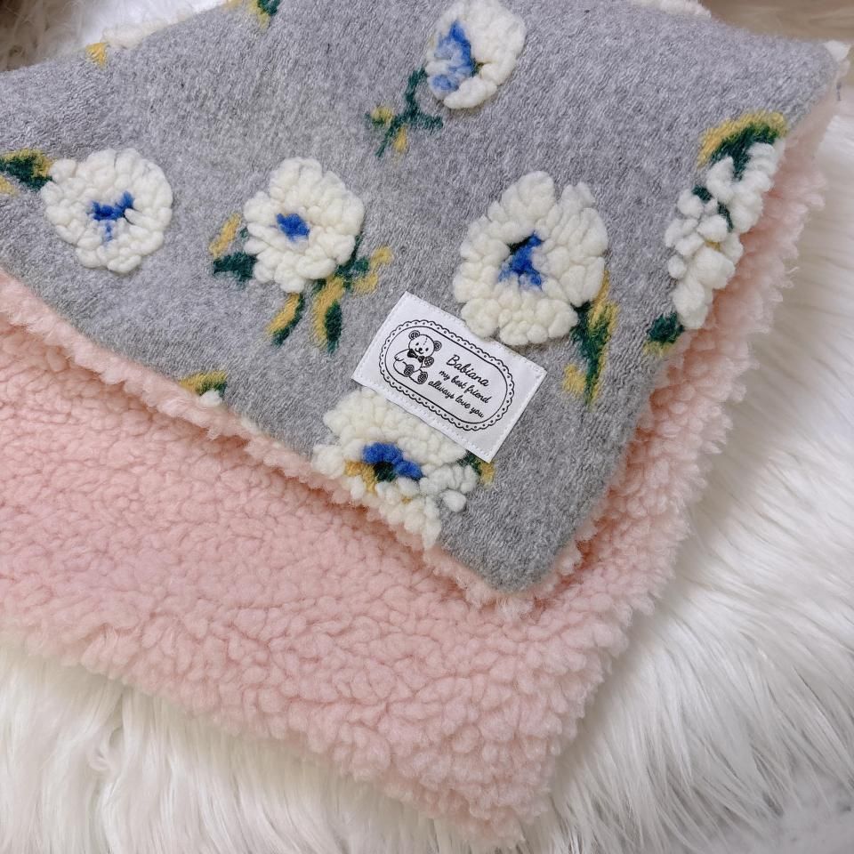 MINI BLANKETFlower Grayͽ1~ȯͽ