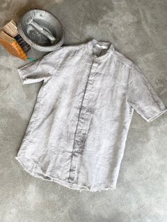 daub  Korean Neck Short Sleeve Shirt