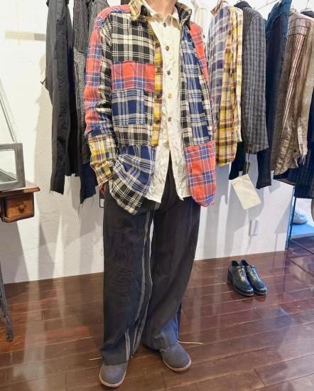 ★未使用品★アルキビオJ.M.リボット 23SS パッチワークブラウス ARCHIVIO J.M. Ribot(アルキビオ ジェ- エム リボット)