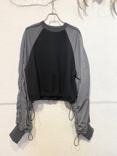 NOUNLESS  Sporty Sweat Docking Topsξʲ